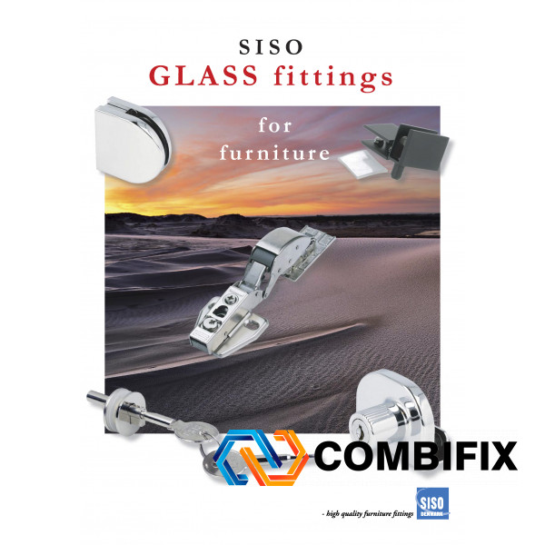 Glass fittings for Furniture