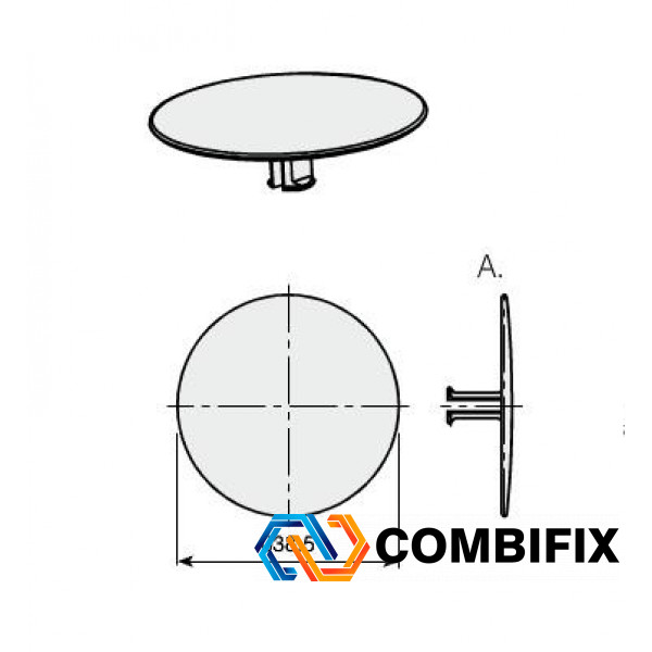 Заглушка для стяжки FIX d25 11.03.375																			