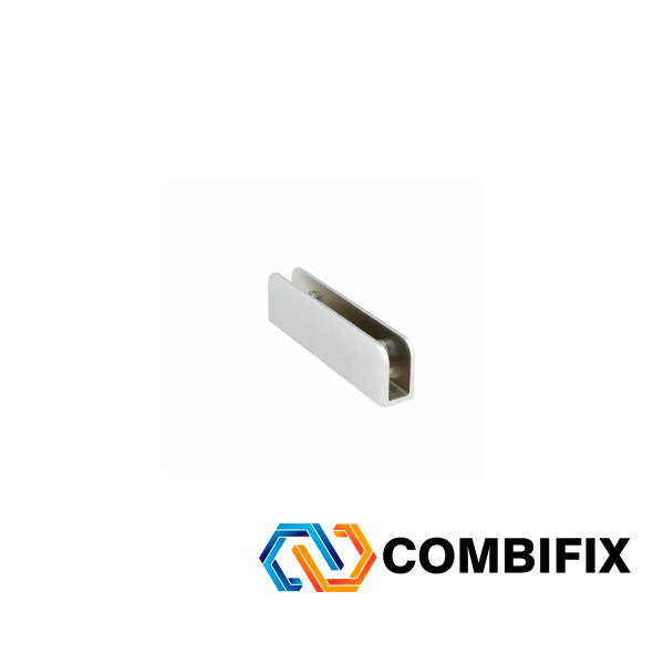 Полкотримач "Square XL", алюміній, 100x16x27 мм, для скла 4-8 мм 22.02.566