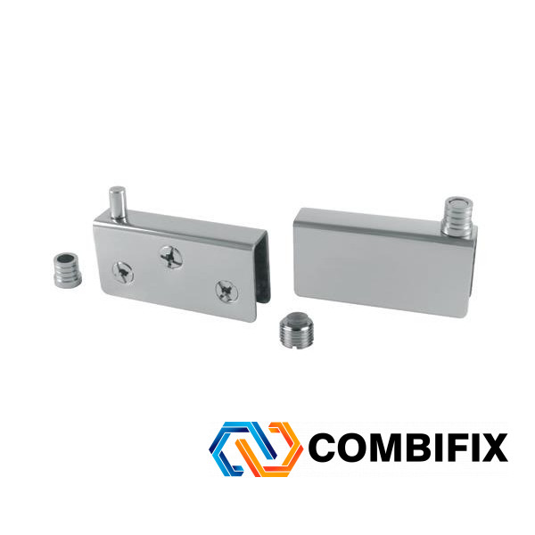Петля шарнірна (осьова) для скла SISO 10 мм, хром 15.06.064